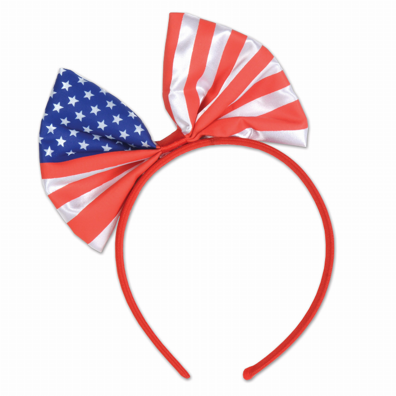 Boppers and Headbands - Patriotic Patriotic Bow Headband