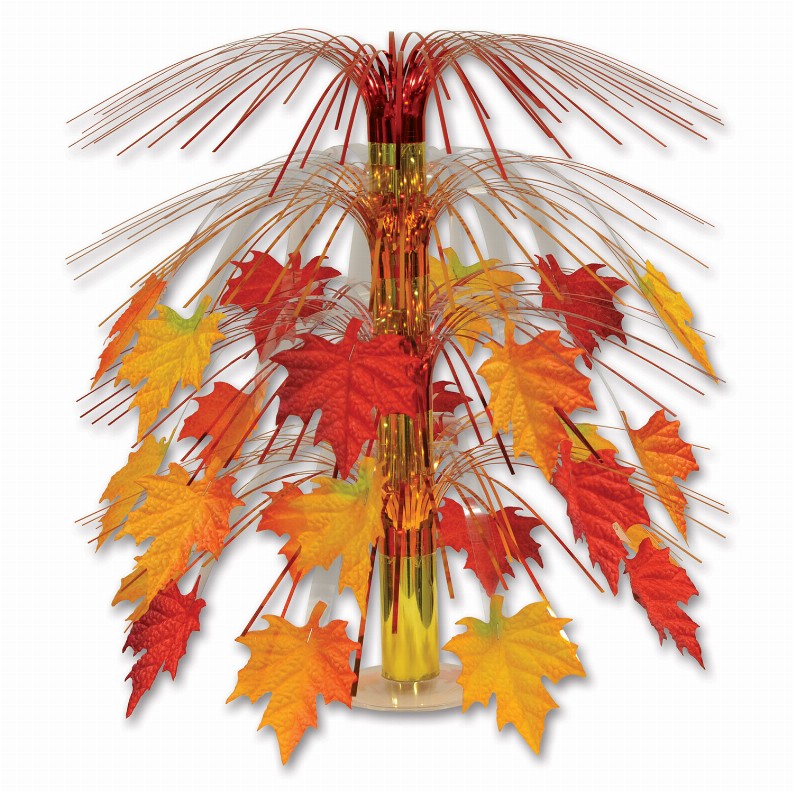 Cascade Style Centerpiece 17x11.75x0.06 Multi-Color Thanksgiving/Fall Icon Cascades