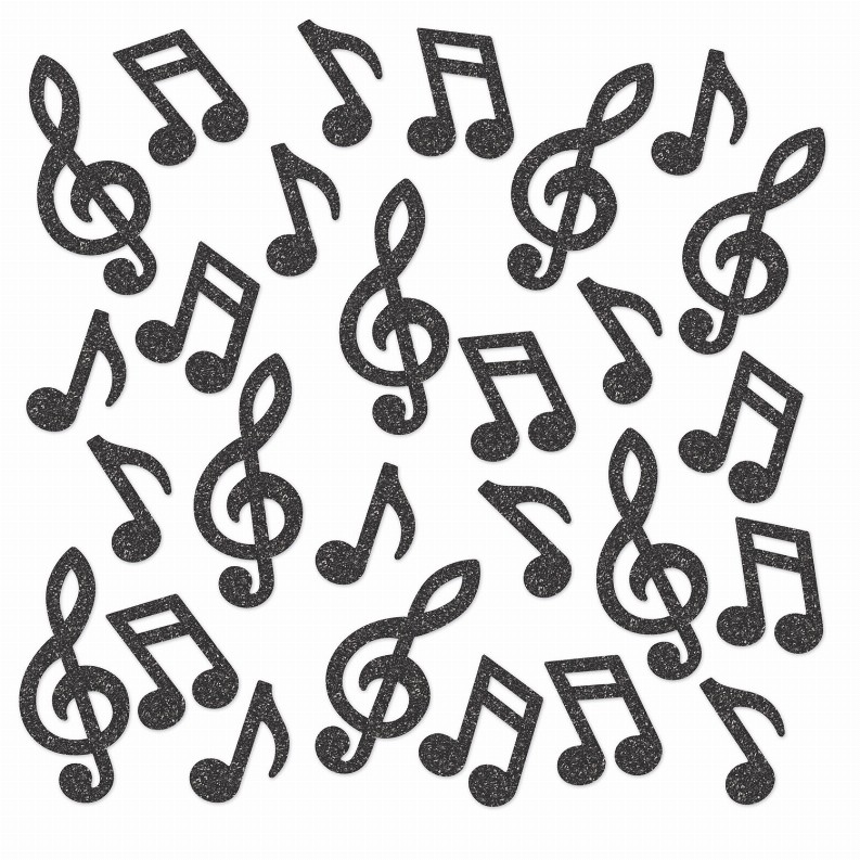 Deluxe Sparkle Confetti - Music Musical Note