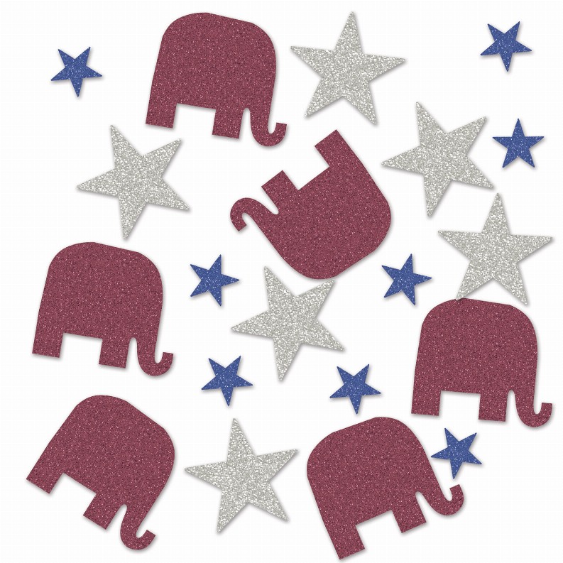 Deluxe Sparkle Confetti - Patriotic Republican