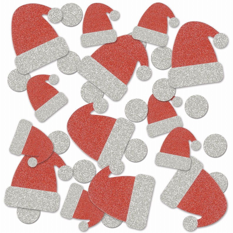 Deluxe Sparkle Confetti - Christmas/Winter Santa Hat