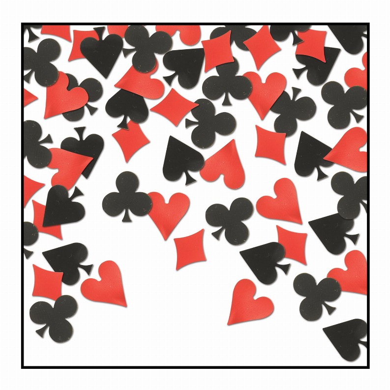 Diploma Mill Confetti - Casino Card Suit