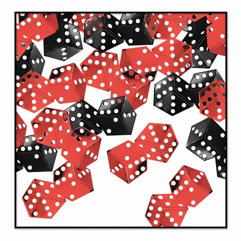 Diploma Mill Confetti - Casino Dice