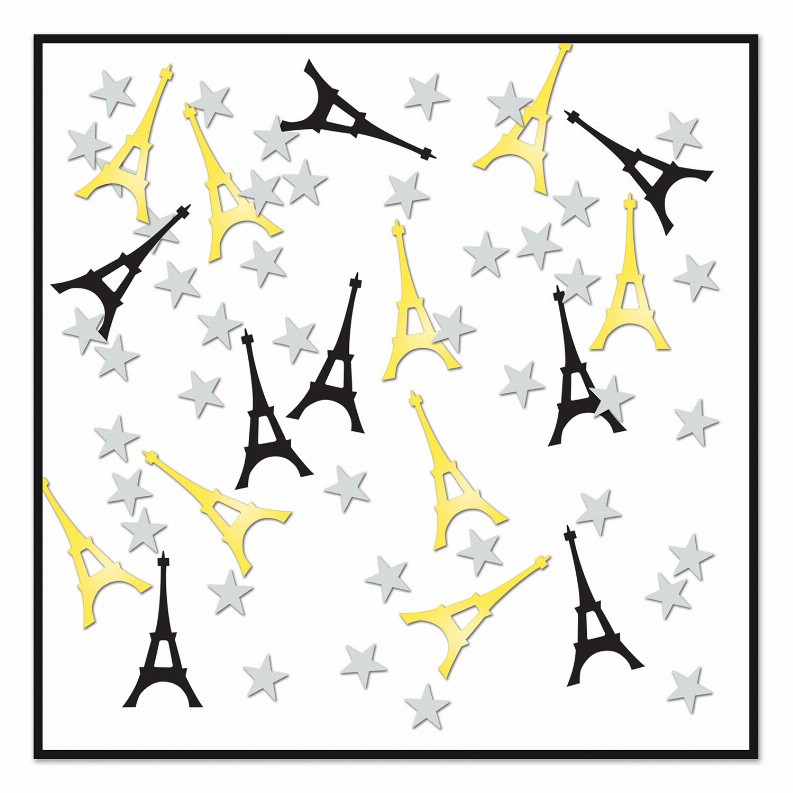 Diploma Mill Confetti - French Eiffel Tower