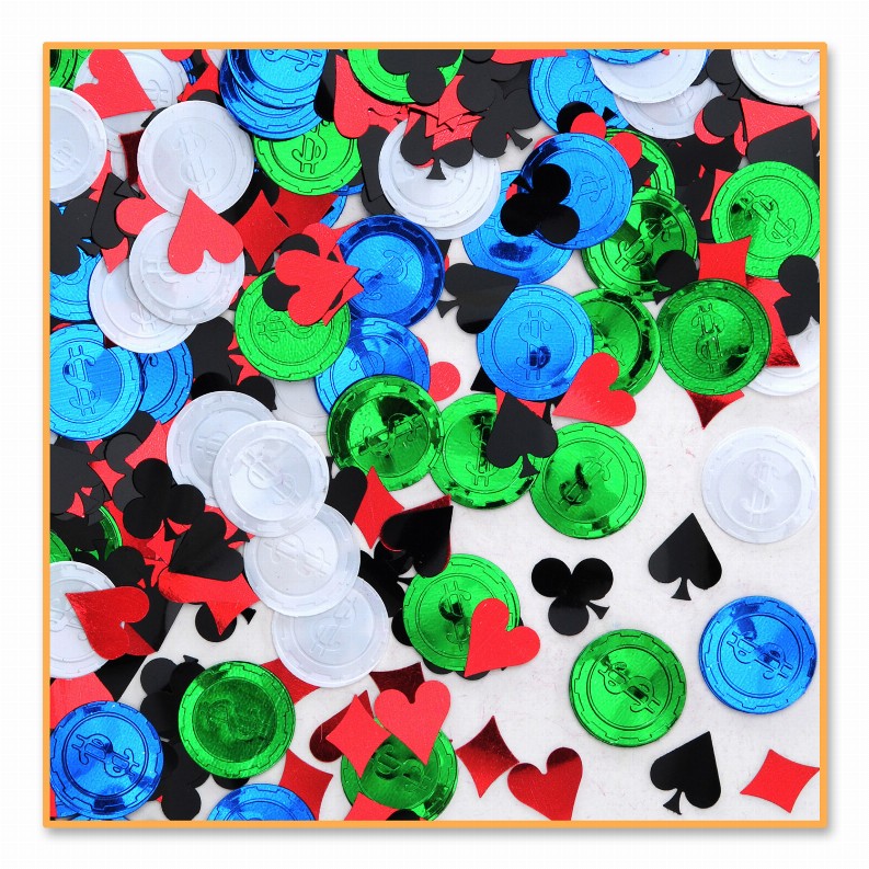 Diploma Mill Confetti - Casino Poker Party