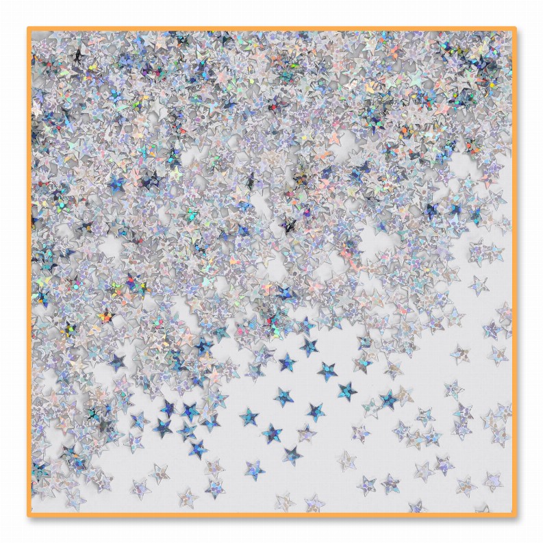 Diploma Mill Confetti - General Occasion Silver Holographic Stars