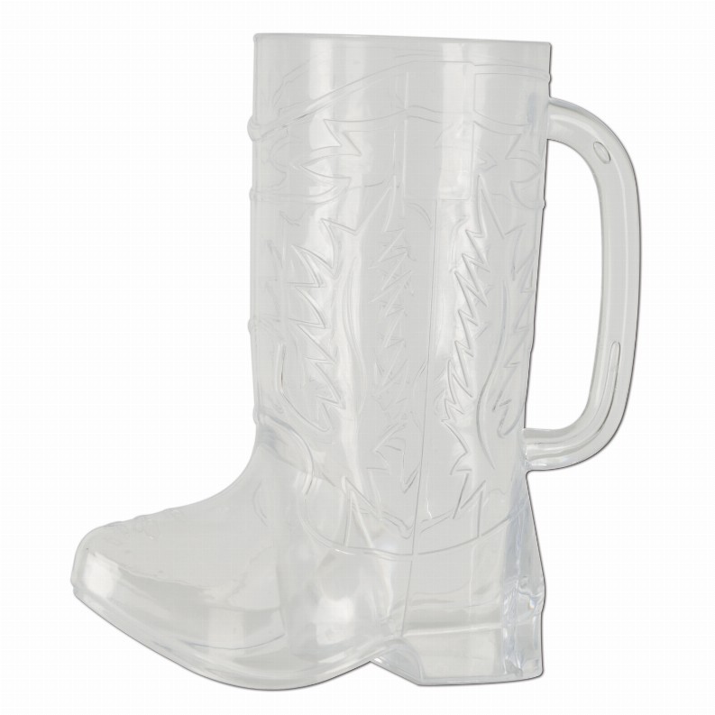 Drinkware for Parties & Occasions (Multiple Designs Available) - 17  OzWesternPlastic Cowboy Boot Mug