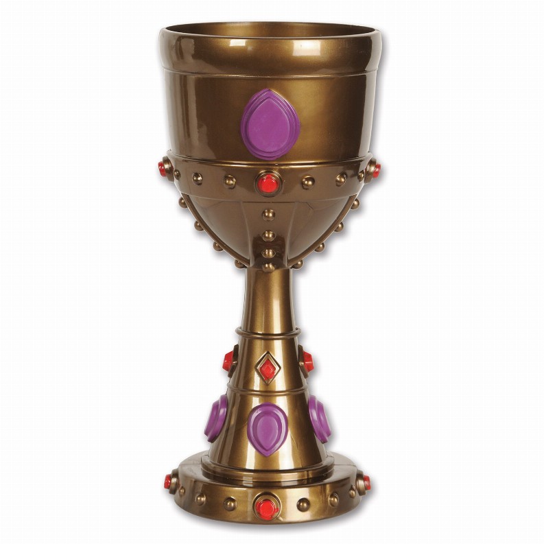 Drinkware for Parties & Occasions (Multiple Designs Available) - 8  OzMedievalPlastic Jeweled Goblet
