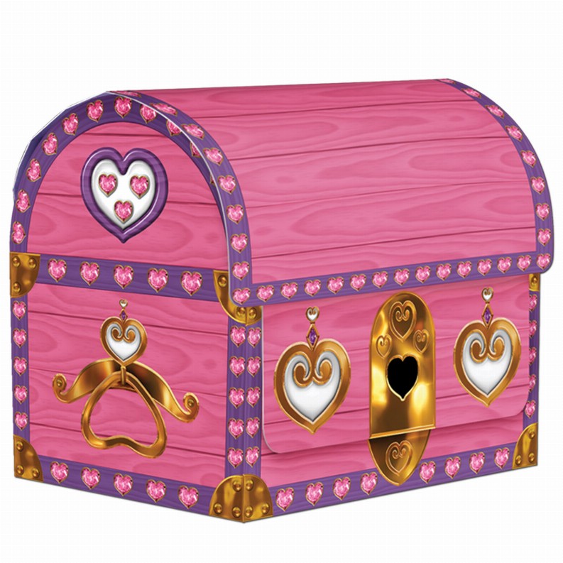 Favor Boxes (Multiple Designs Available) - 3.5" x 4.25"PrincessPrincess Treasure Chest Favor Boxes
