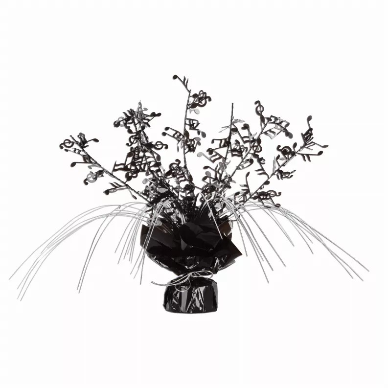 Gleam 'N Burst Centerpiece - Multi-Color music gleam 'n burst black & silver musical notes gleam 'n spray