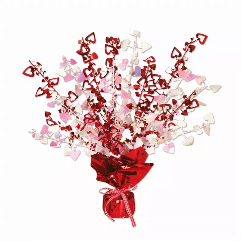 Gleam 'N Burst Centerpiece - Multi-Color valentines gleam 'n burst heart gleam 'n burst