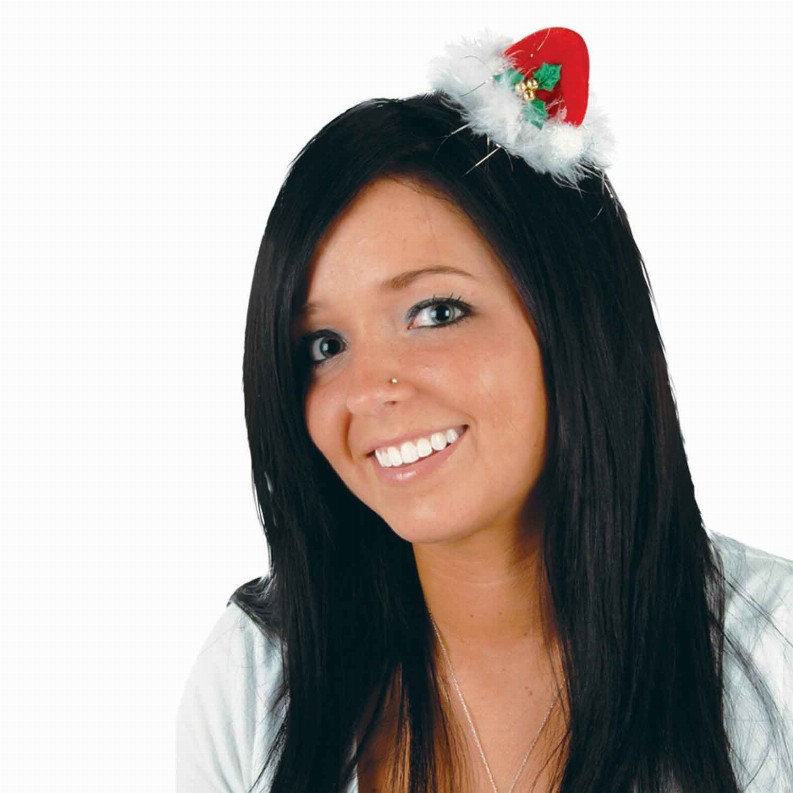 Hair Clips  - Christmas/Winter Santa Hat