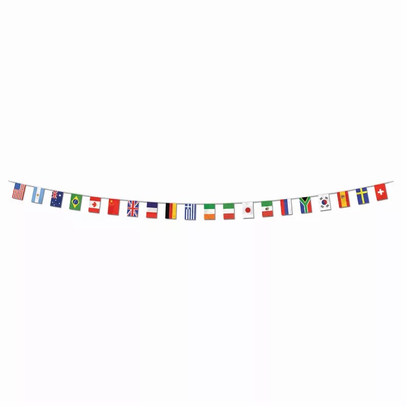 Hanging Banner pennant banner international flag xl