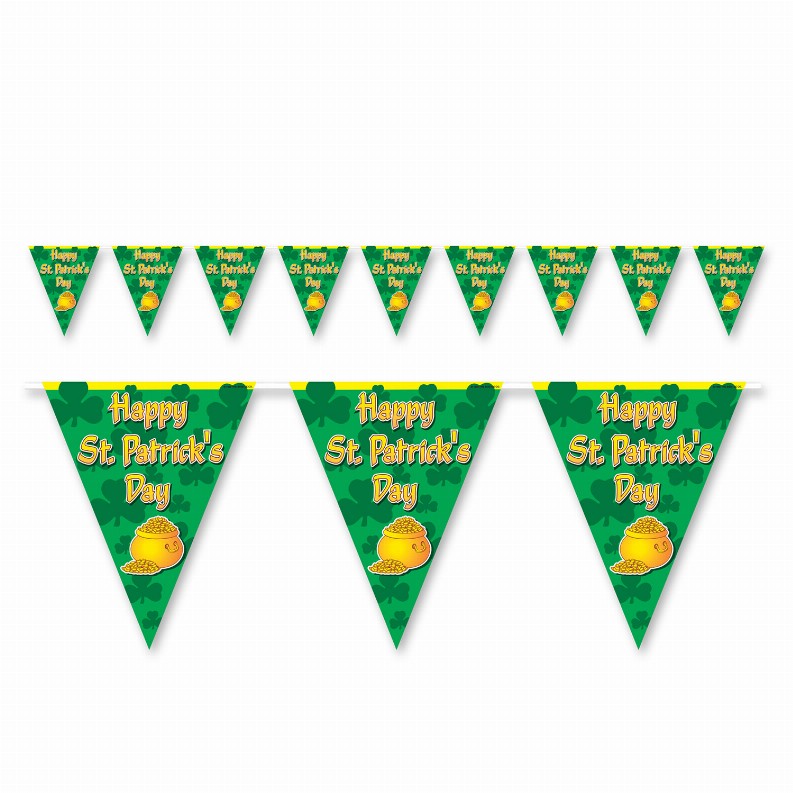 Hanging Banner Pennant Banner Happy St Patrick's Day