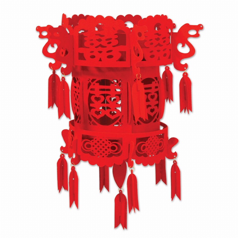 Lanterns - 18"Chinese New YearFelt Chinese Palace