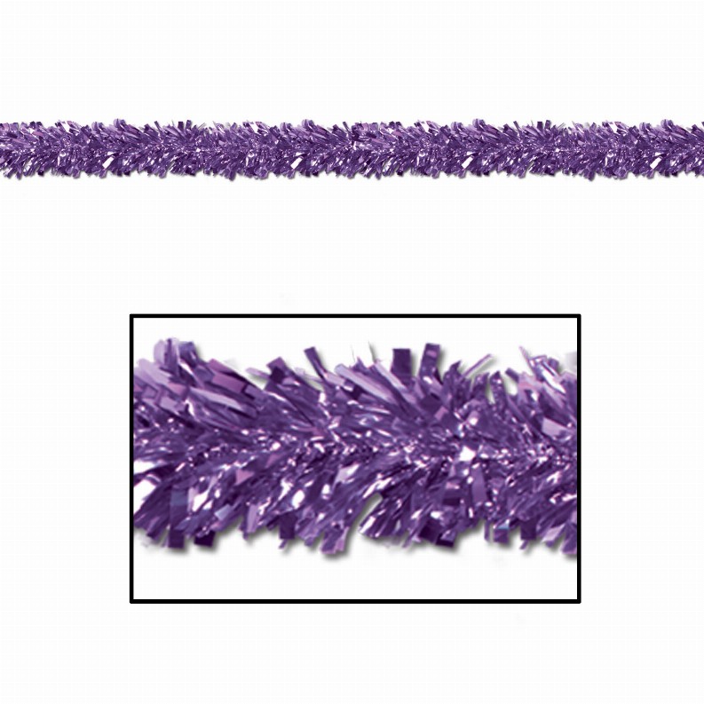 Metallic Festooning  - General Occasion Purple 6-Ply Metallic Festooning Garland