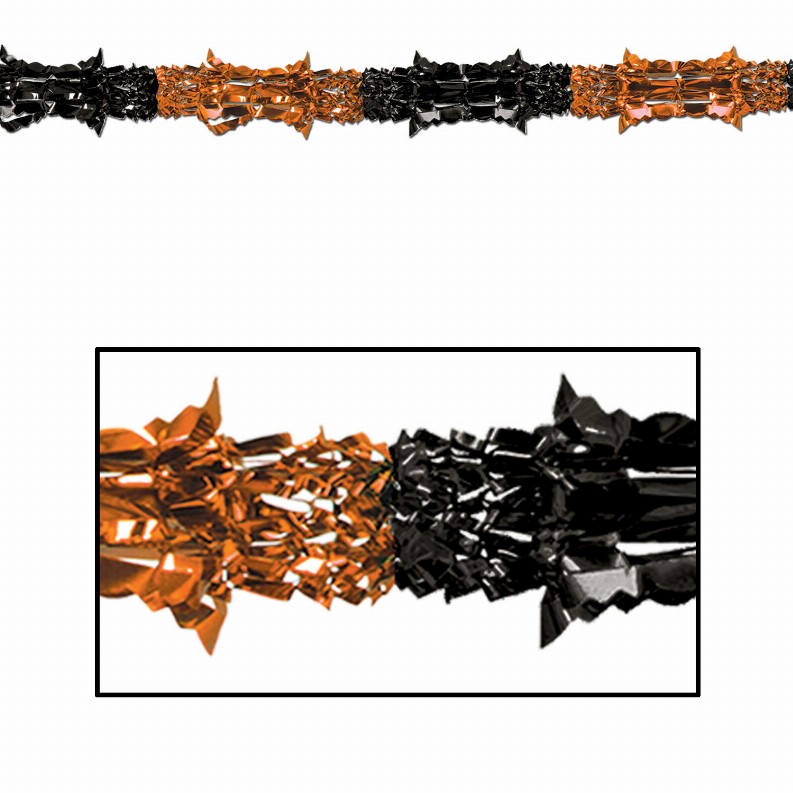 Metallic Themed Decorations  - General Occasion Orange Metallic Garland