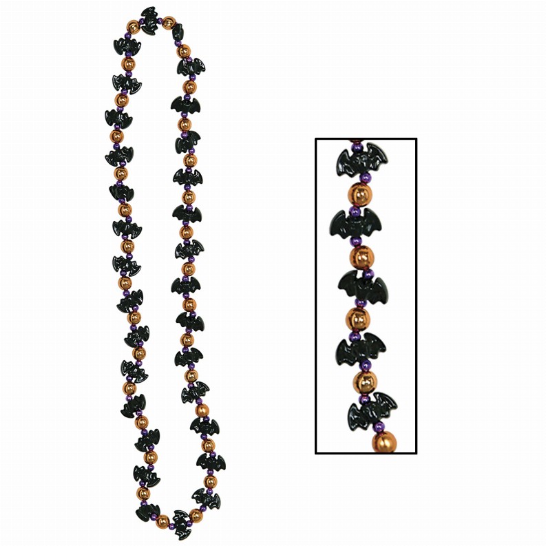 Novelty Beads  - Halloween Bat Beads