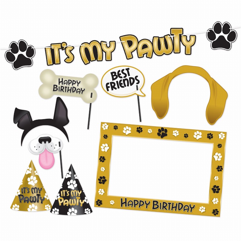 Party & Decorating Kits (For Multiple Themes) - Pets Dog Birthday Party Kit Style 2