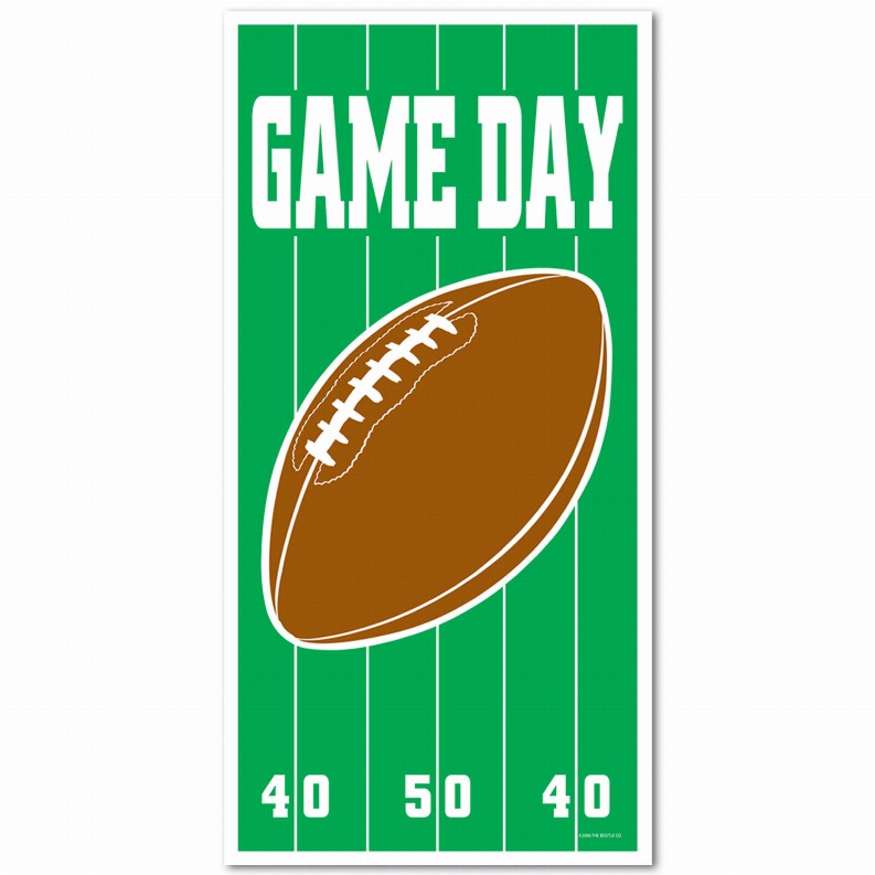 Party Door Covers - 30" x 5'FootballGame Day Football