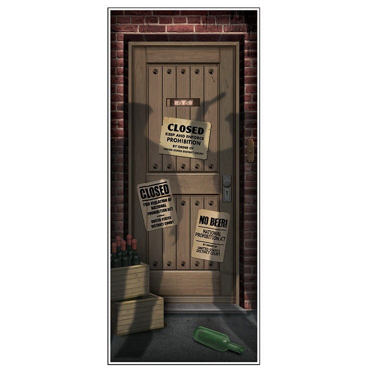 Party Door Covers - 30" x 6'20'sSpeakeasy