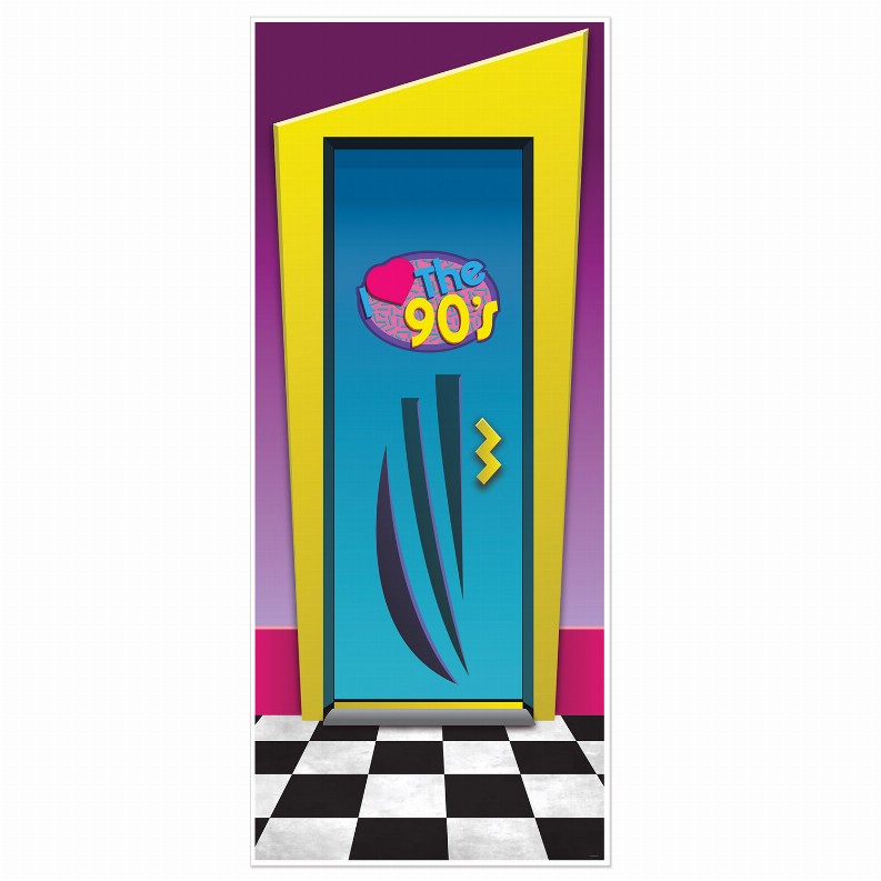 Party Door Covers - 30" x 6'90'sI Love The 90's