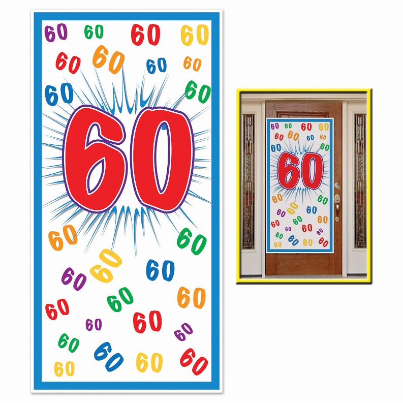 Party Door Covers - 30" x 5'Birthday-Age Specific60