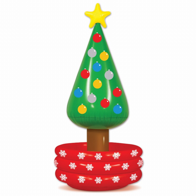 Party Inflatables -  26" x 4' 8"Christmas/Winter Christmas Tree Cooler