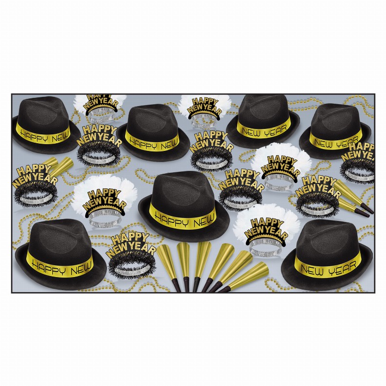 Party Kit - New Years 50 Person Chairman Gold