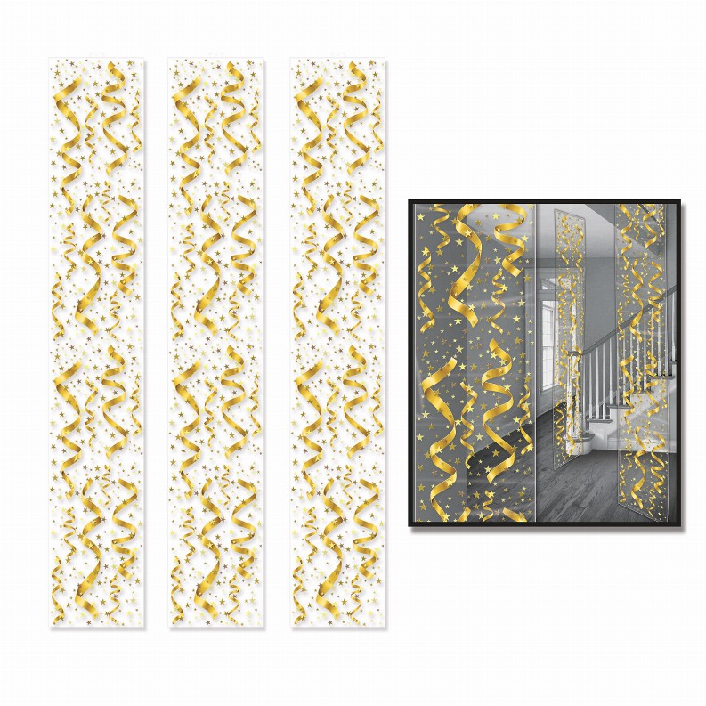 Party Panels - New Years Serps & Confetti Party Panels