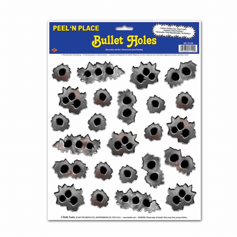 Peel 'N Place - 20's Bullet Holes Peel 'N Place