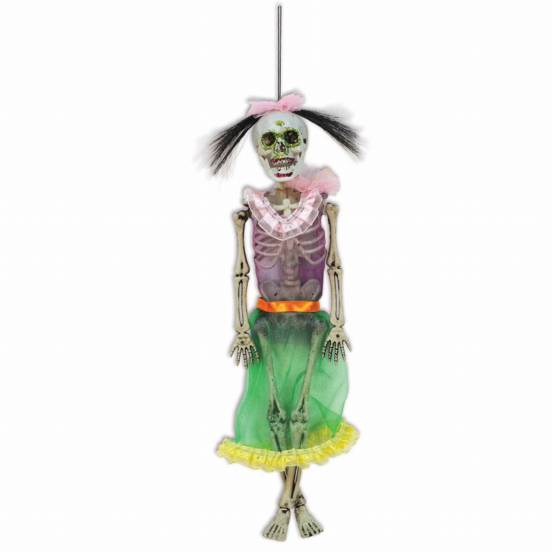 Plastic Party Supplies & Props  - Day of the Dead Day Of The Dead Female Skeleton