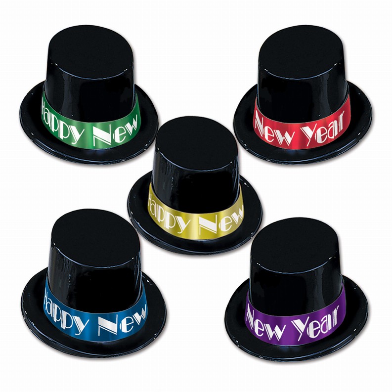 Plastic Party Supplies & Props  - New Years Midnight Magic Toppers