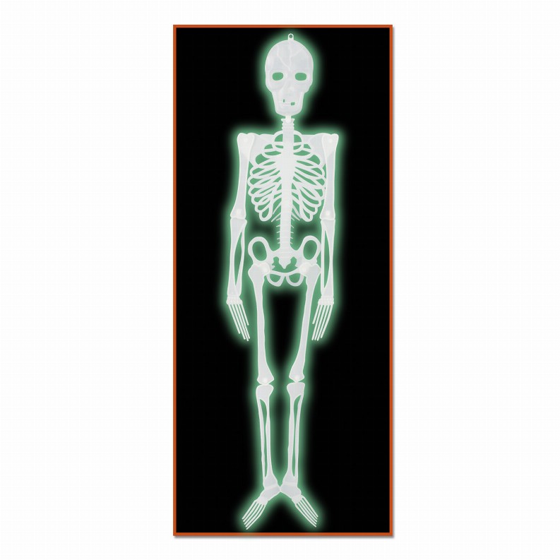Plastic Party Supplies & Props  - Halloween Plastic Nite-Glo Skeleton