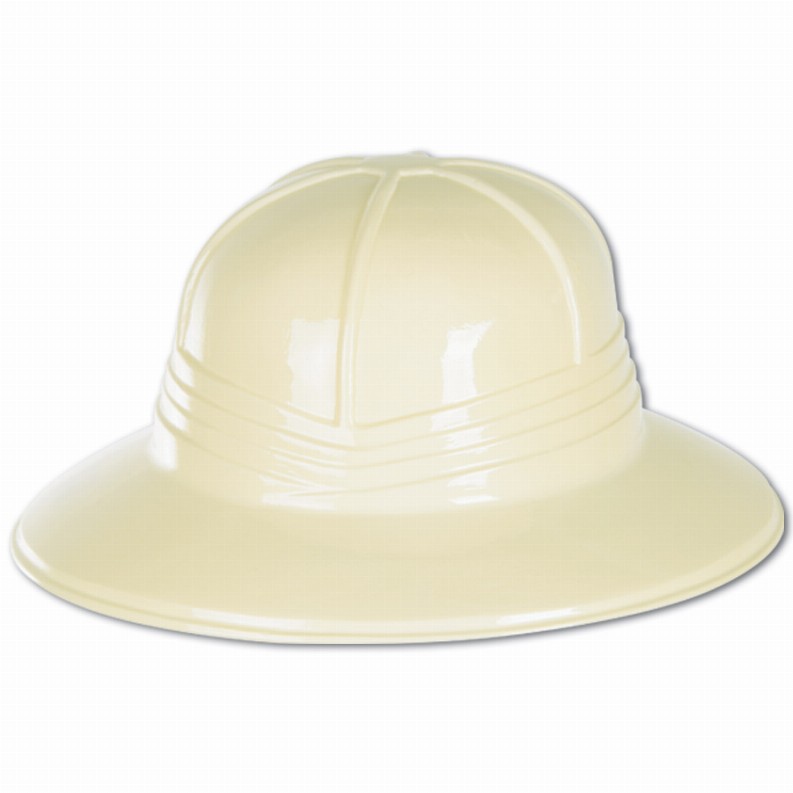 Plastic Party Supplies & Props  - Jungle Plastic Sun Helmet