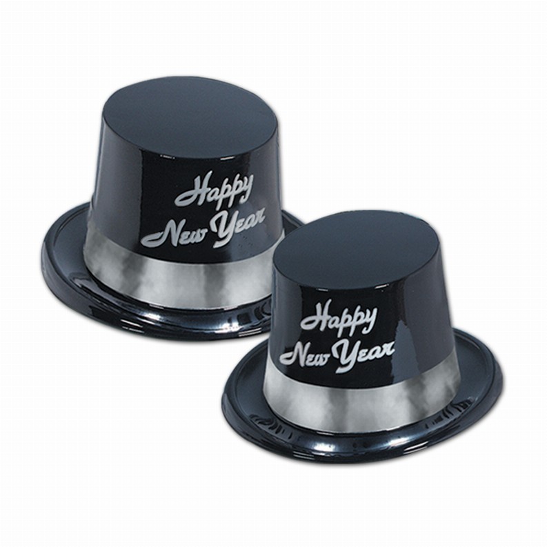 Plastic Party Supplies & Props  - New Years Silver Legacy Topper