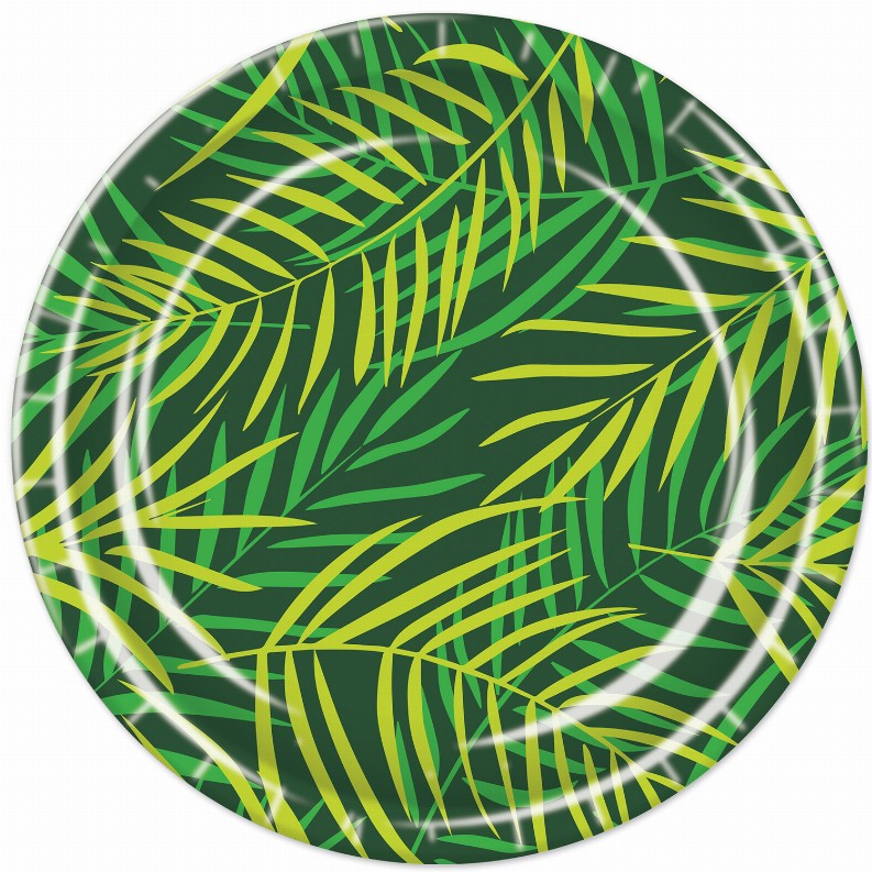 Plates-Dinner - Luau Palm Leaf Plates