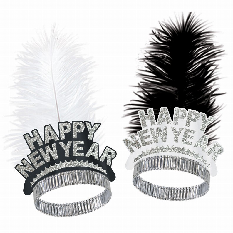 Plumed - New Years Chicago Swing Tiaras