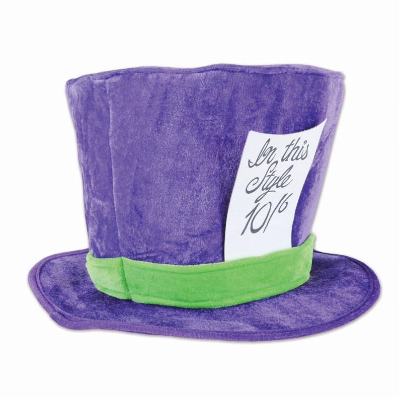 Plush(Multiple Themed Designs Available)   Alice In Wonderland Plush Mad Hatter Hat