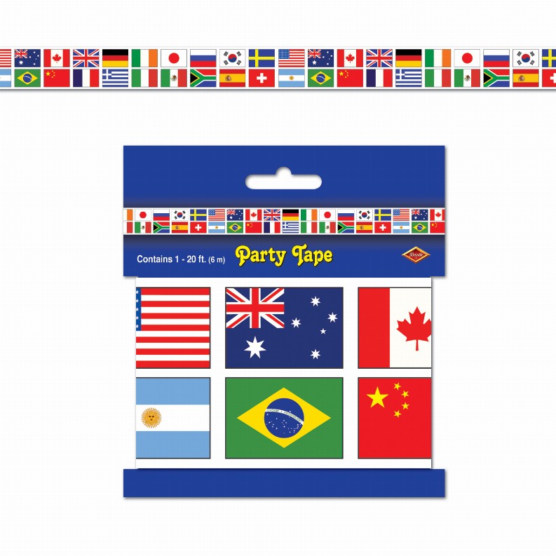 Poly - International International Flag Party Tape