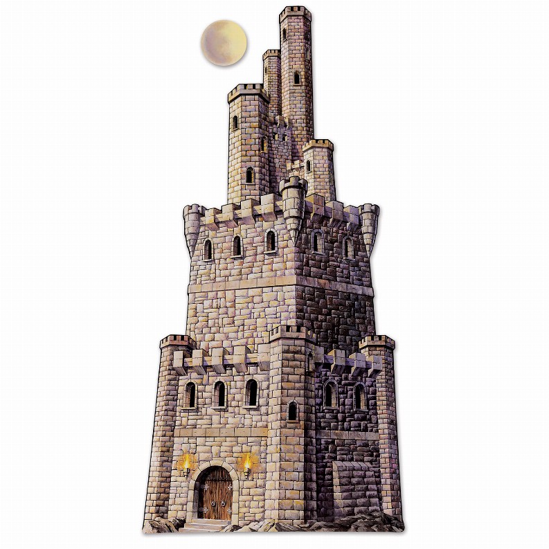 Printed Both Sides  - Medieval Jointed Castle Tower
