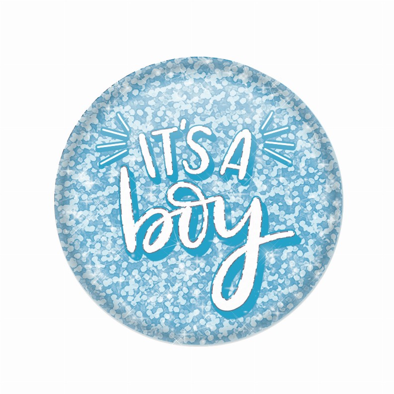 Printed Buttons - It's A Boy Button