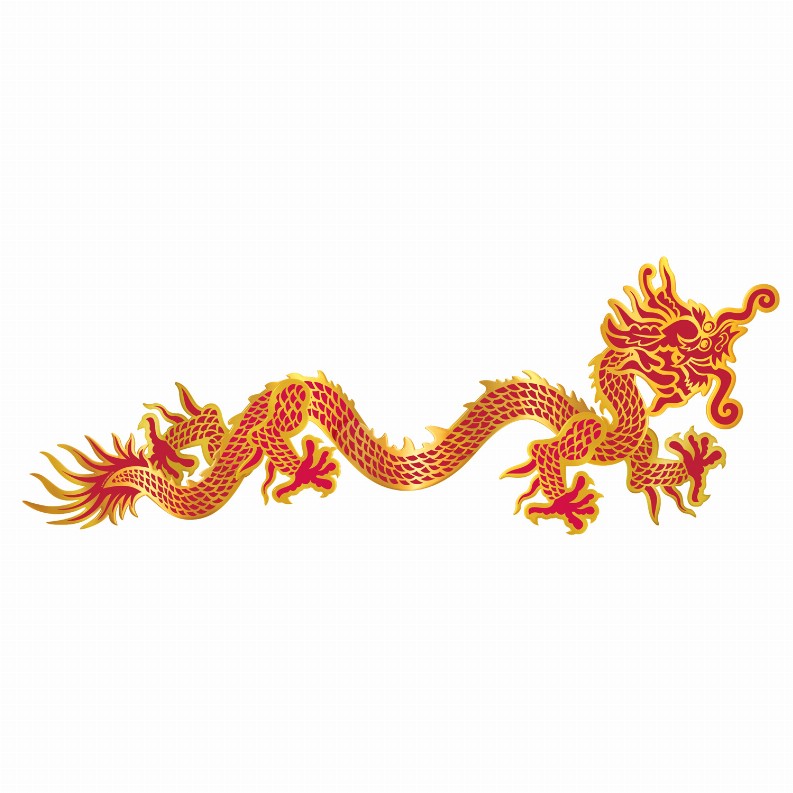 Printed One Side  - Chinese New Year Jointed Dragon 3