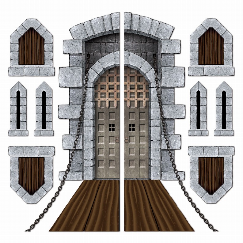 Props - Medieval Castle Door & Window Props