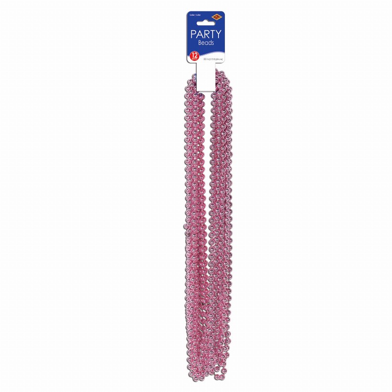 Round Party Beads  - General Occasion Party Beads - Small Round pink