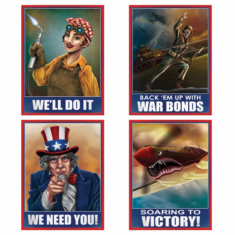 Signs  - Patriotic World War II Poster Cutouts