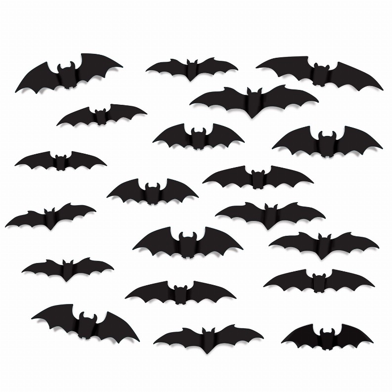 Silhouettes  - Halloween Bat Silhouettes
