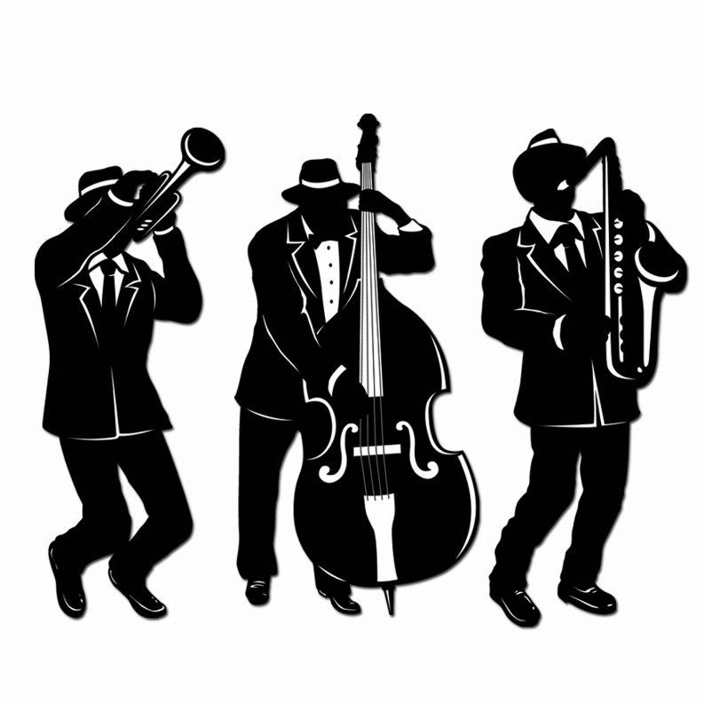 Silhouettes  - Mardi Gras Jazz Trio Silhouettes