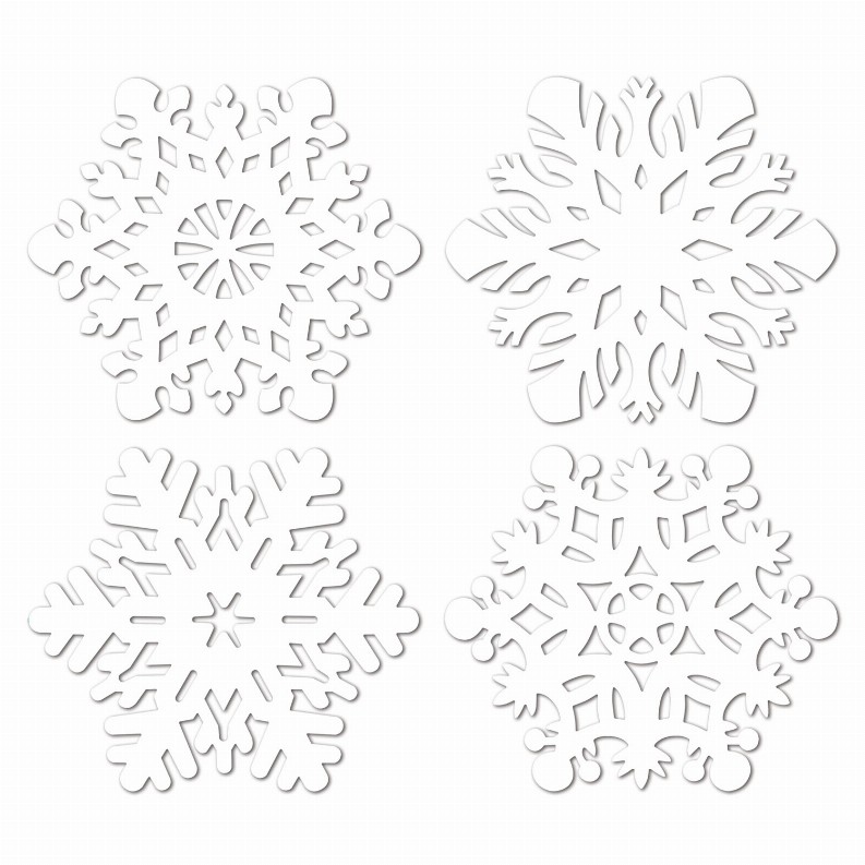 Silhouettes  - Christmas/Winter Snowflake Cutouts