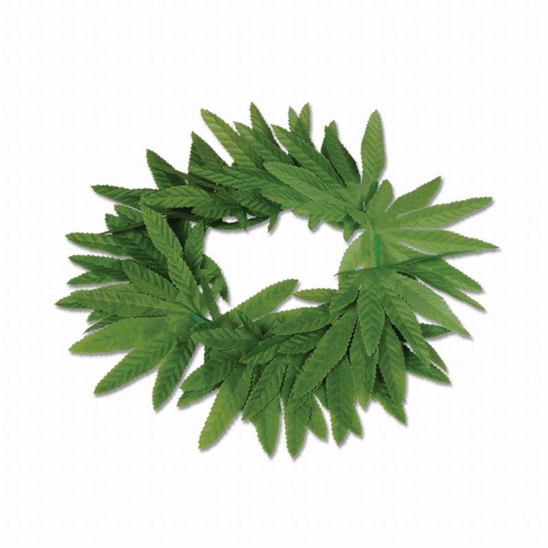 Silk 'N Petal Leis  - Luau Tropical Fern Leaf Headband